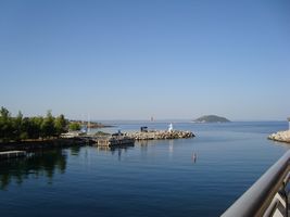 Pier in Greece